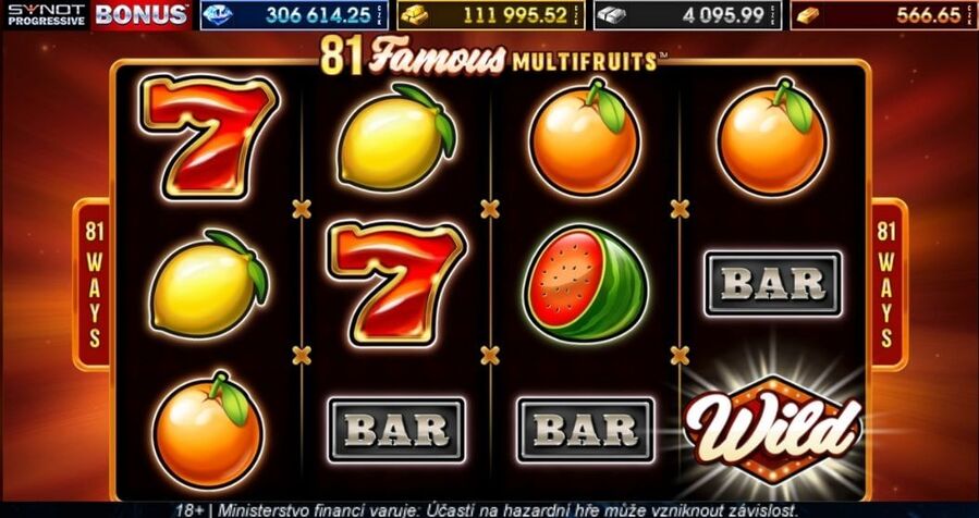 81 Famous Multifruits – ovocný automat od SYNOTu