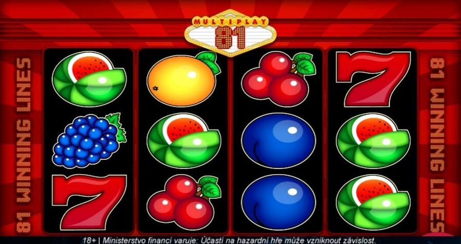 Výherní automat Multiplay 81 v casinu SYNOT TIP