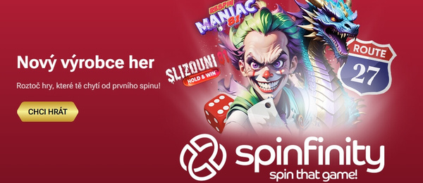 Spinfinity – výrobce casino her u LuckyBetu