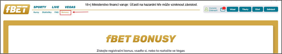 fBET bonusy