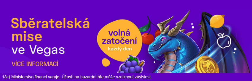 Získejte ve Sběratelské misi ve Vegas u Maxy až 210 free spinů za týden