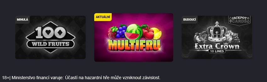 Hrací automaty ve Festivalu novinek u Fortuny
