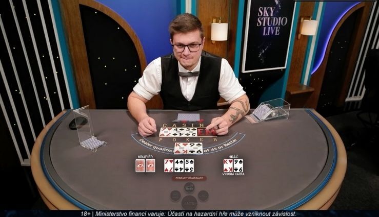 Live casino poker v u SYNOT TIPu Casino poker v live casinu SYNOT TIP