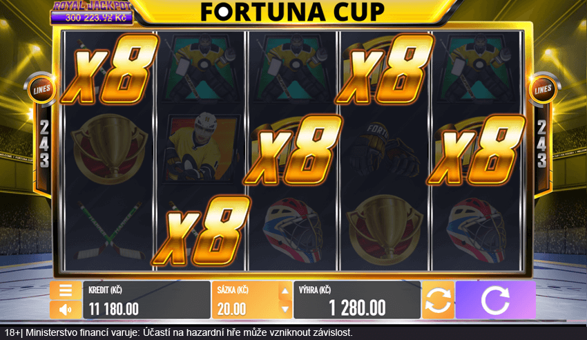 Vysoká výhra na hracím automatu Fortuna Cup 243 Vysoká výhra na hracím automatu Fortuna Cup 243