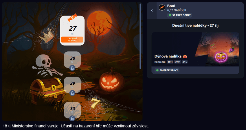 Halloweenský kalendář u Betana je v roce 2025 plný free spinů Halloweenský kalendář u Betana je v roce 2025 plný free spinů