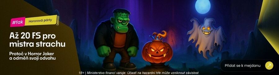 Halloweenský mejdan s free spiny u fBETu