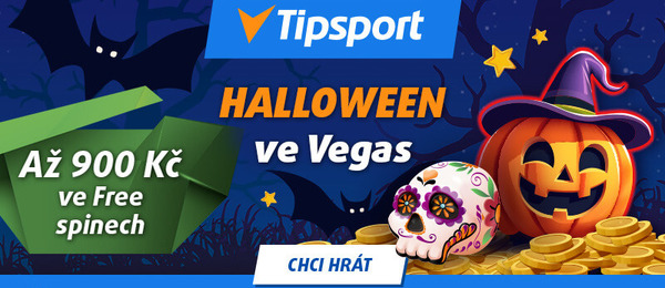 Halloween v online casinu Tipsport Vegas přináší mnoho free spinů navíc Halloween v online casinu Tipsport Vegas přináší mnoho free spinů navíc