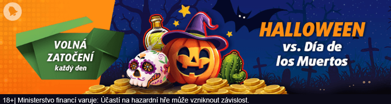 Halloween vs Día de los Muertos v online casinu Tipsport Vegas