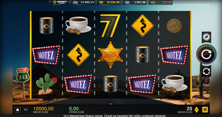 Route 243 – automat od výrobce Spinfinity