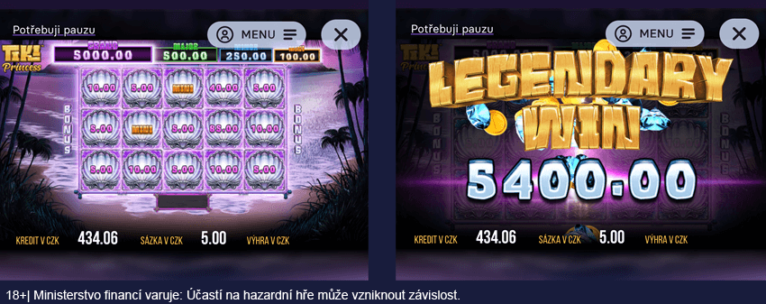Hrací automat Tiki Princess umožňuje vyhrát víceúrovňový nebo progresivní jackpot