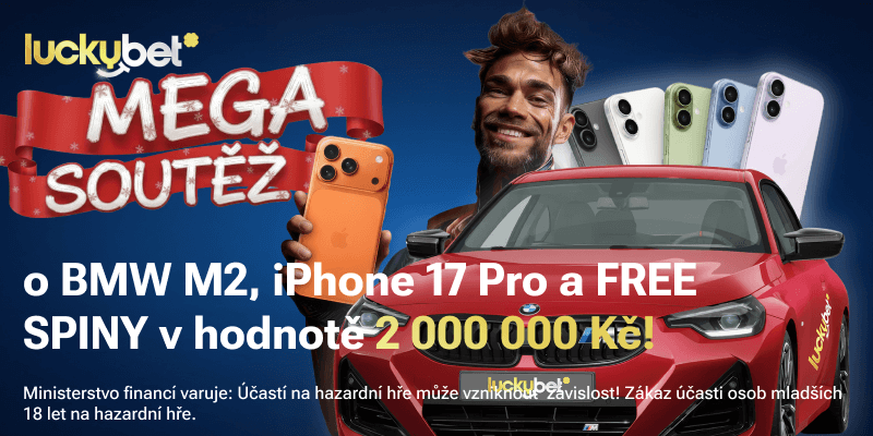 Soutěž u LuckyBetu o 2 miliony Kč