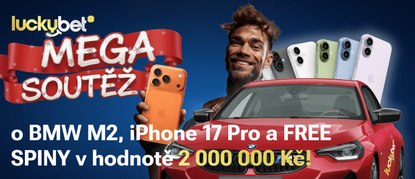 Soutěž u LuckyBetu o 2 miliony Kč