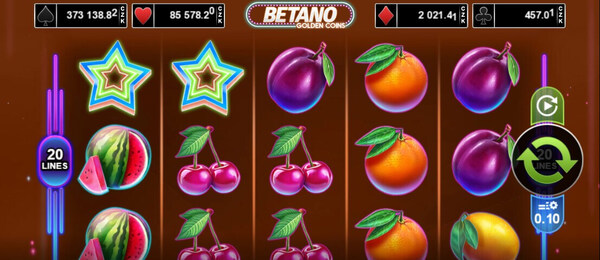 Zahrajte si výherní automat Betano Golden Coins