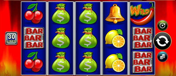 Zahrajte si výherní automat 30 Spicy Fruits