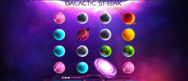 Zahrajte si výherní automat Galactic Streak
