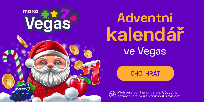Adventní kalendář v online casinu Maxa nabízí free spiny a peněžní bonusy
