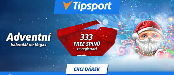Zaregistrujte se u Tipsportu a získejte s letošním adventním kalendářem bonus každý den
