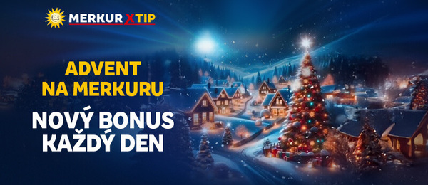 Zapojte se do adventního kalendáře u MerkurXtipu a získejte každý den jiný bonus