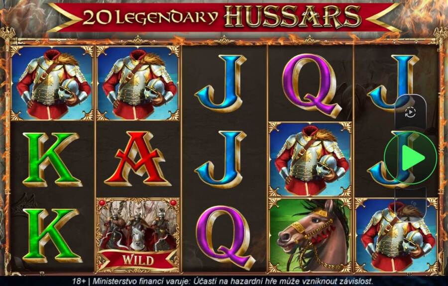 Recenze výherního automatu 20 Legendary Hussars
