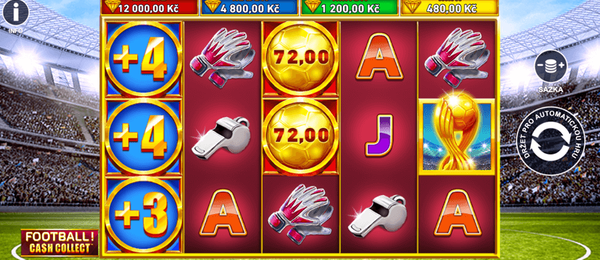 Hrací automat Football: Cash Collect od Playtechu v online casinu Fortuna
