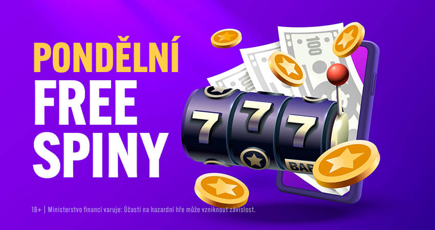 Free spiny DNES: pondělí 5.&nbsp;ledna 2026