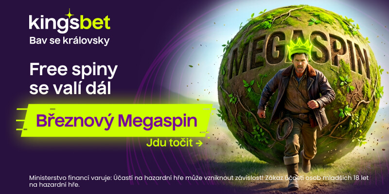 Březnový Megaspin u&nbsp;Kingsbetu