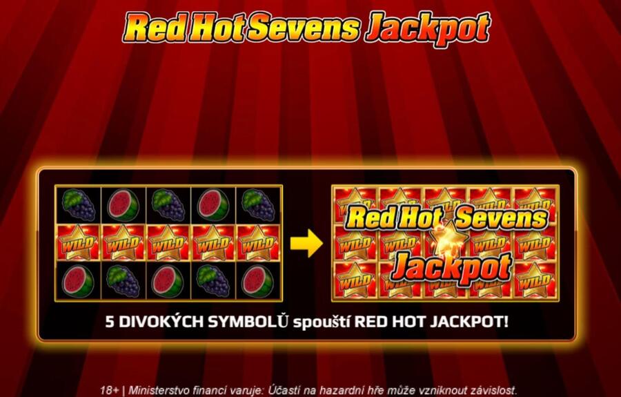 Bonusové funkce automatu Red Hot 7 Jackpot