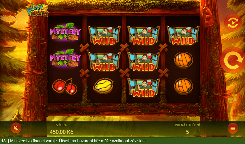 Bonus Buy automat Happy Nuts 81 od Apollo Games v&nbsp;online casinu Tipsport Vegas