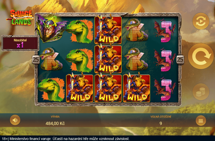 Bonus Buy automat Savage Lands od Apollo Games v&nbsp;online casinu MerkurXtip
