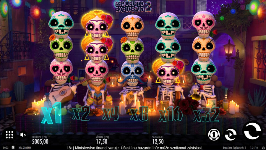 Výherní automat Esqueleto Explosivo 2 od Thunderkick