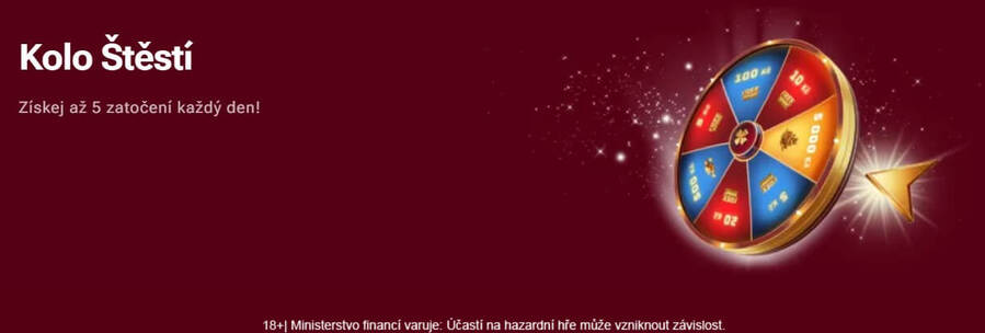 LuckyBet Kolo štěstí rozdává odměny