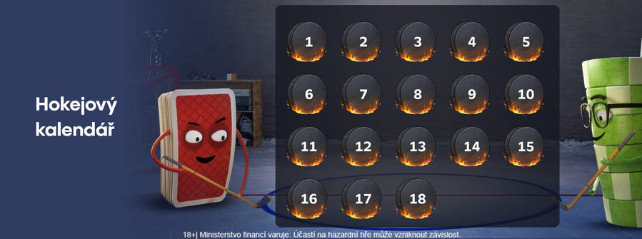Zapojte se do hokejového kalendáře u&nbsp;Sazka Her