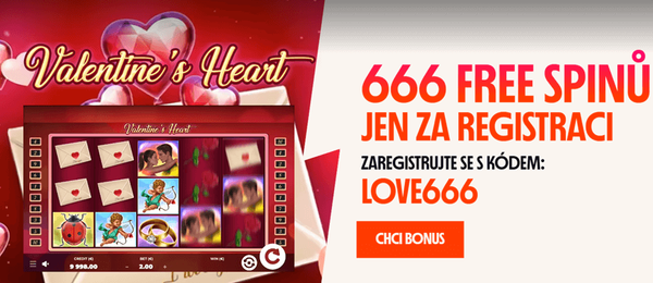 Valentýnský bonus v online casino Betano přináší 666 free spinů za dokončení registrace