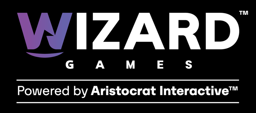 Logo společnosti Wizard Games, která je progresivní výrobce casino her a&nbsp;online hracích automatů