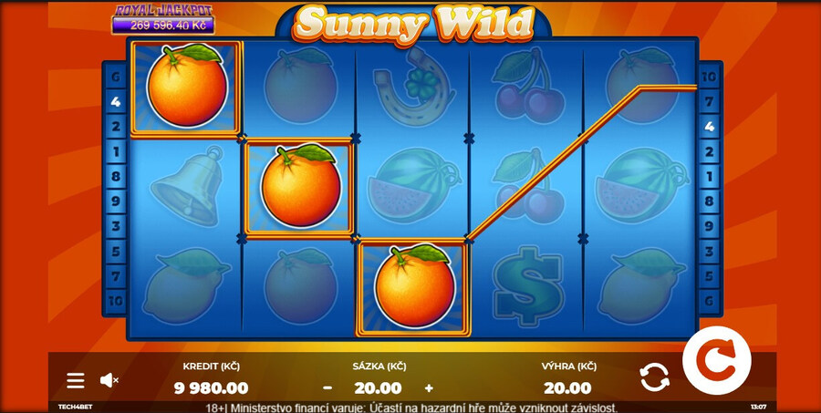 Výherní kombinace přinášejí i&nbsp;ovocné symboly