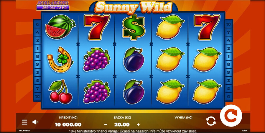 Zahrajte si výherní automat Sunny Wild od Tech4Bet