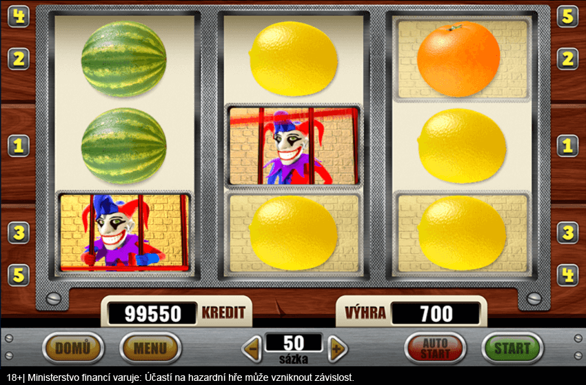 Na hracím automatu Joker in Prison se Wild v&nbsp;podobě jokera uzamyká na válcích a&nbsp;následuje respin