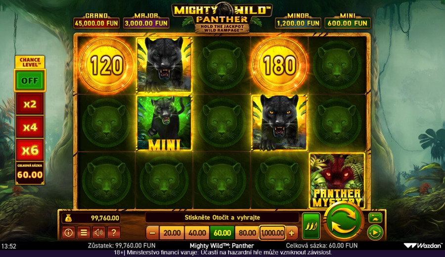 Wazdan automat Mighty Wild Panther