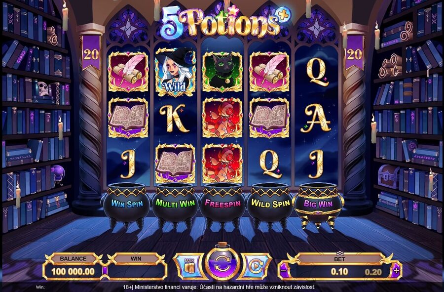 Recenze automatu 5 Potions+ od Bellotu