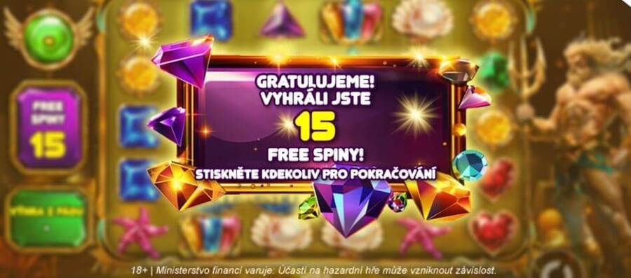 Bonusové free spiny v&nbsp;automatu Poseidon’s Revenge
