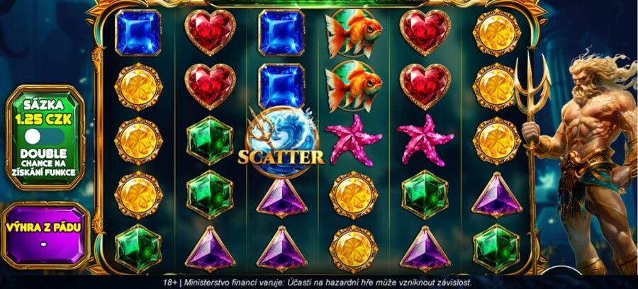 Výherní automat Poseidon’s Revenge s&nbsp;mořskou tematikou