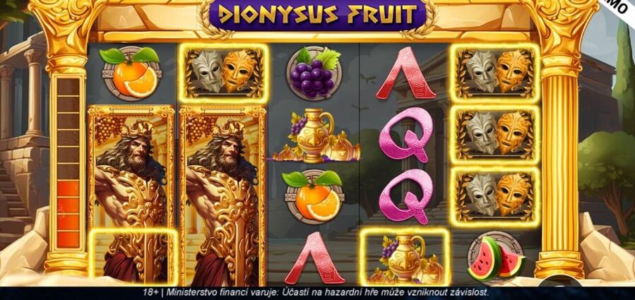 Bonusové funkce a&nbsp;herní mechanika automatu Dionysus Fruit