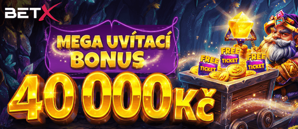 Uvítací bonus BetX – získejte 40 000 Kč