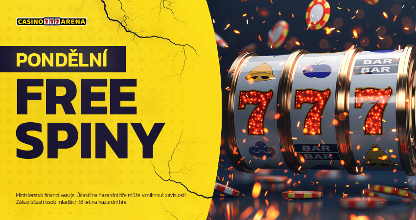 Pobavte se dnes v&nbsp;pondělí 16. března v&nbsp;promo akcích, ve kterých čekají free spiny.
