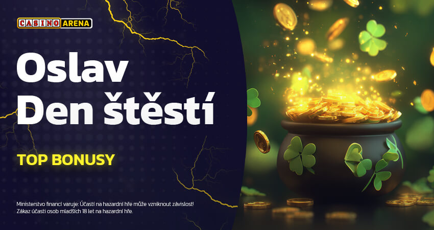 Den štěstí 2026 - TOP akce v&nbsp;CZ online casinech 