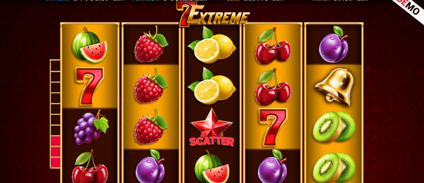 Hrací automat 7 Extreme od Evony v online casinu BetX
