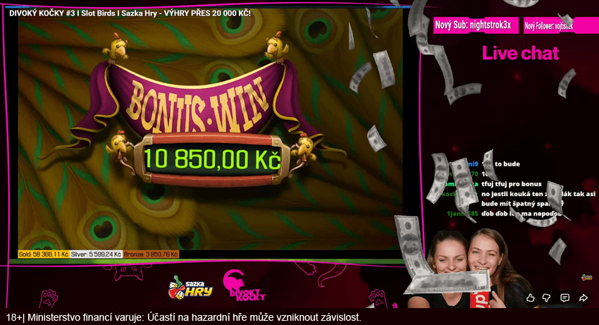 Divoký kočky v&nbsp;online casinu Sazka Hry