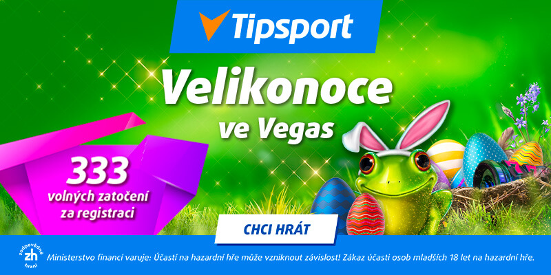 Promo akce Velikonoce ve Vegas v&nbsp;casinu Tipsport