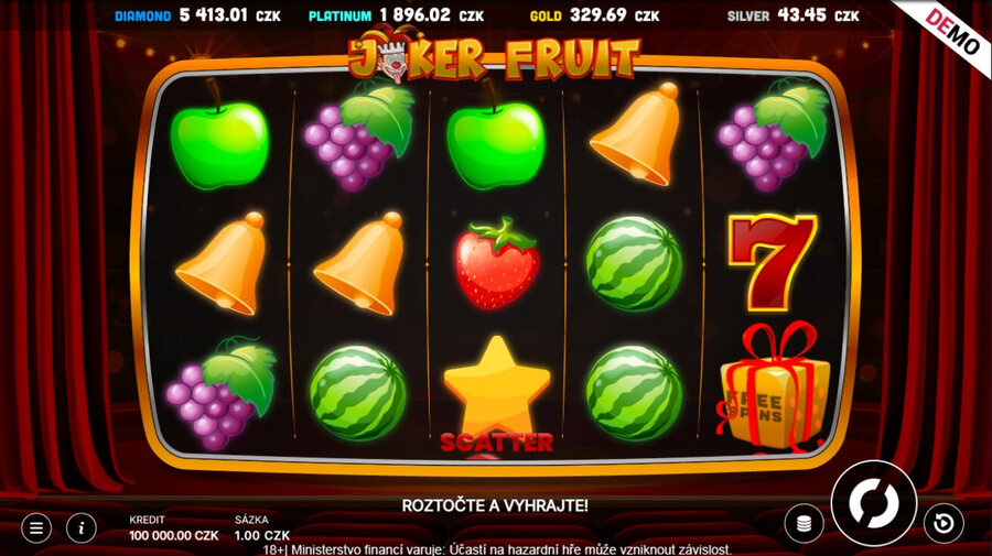 Zahrajte si Joker Fruit od výrobce Evona
