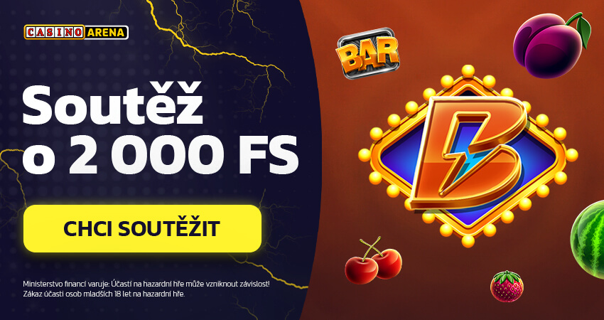 Zapojte se do soutěže o&nbsp;2&nbsp;000 free spinů